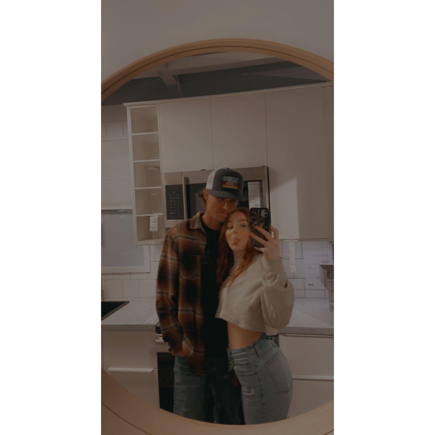 Our first picture as "boyfriend and girlfriend"