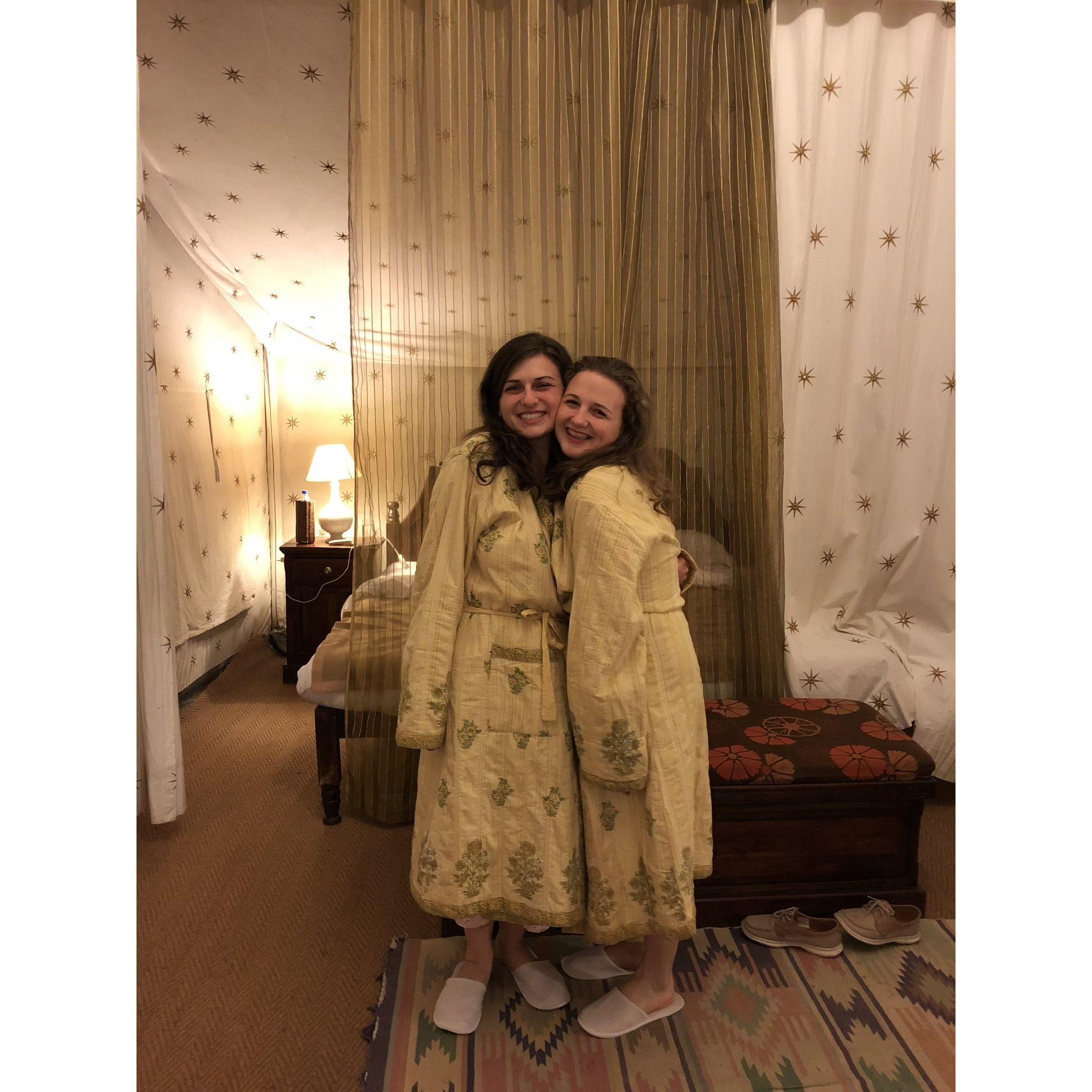 Brenna and Grace in India