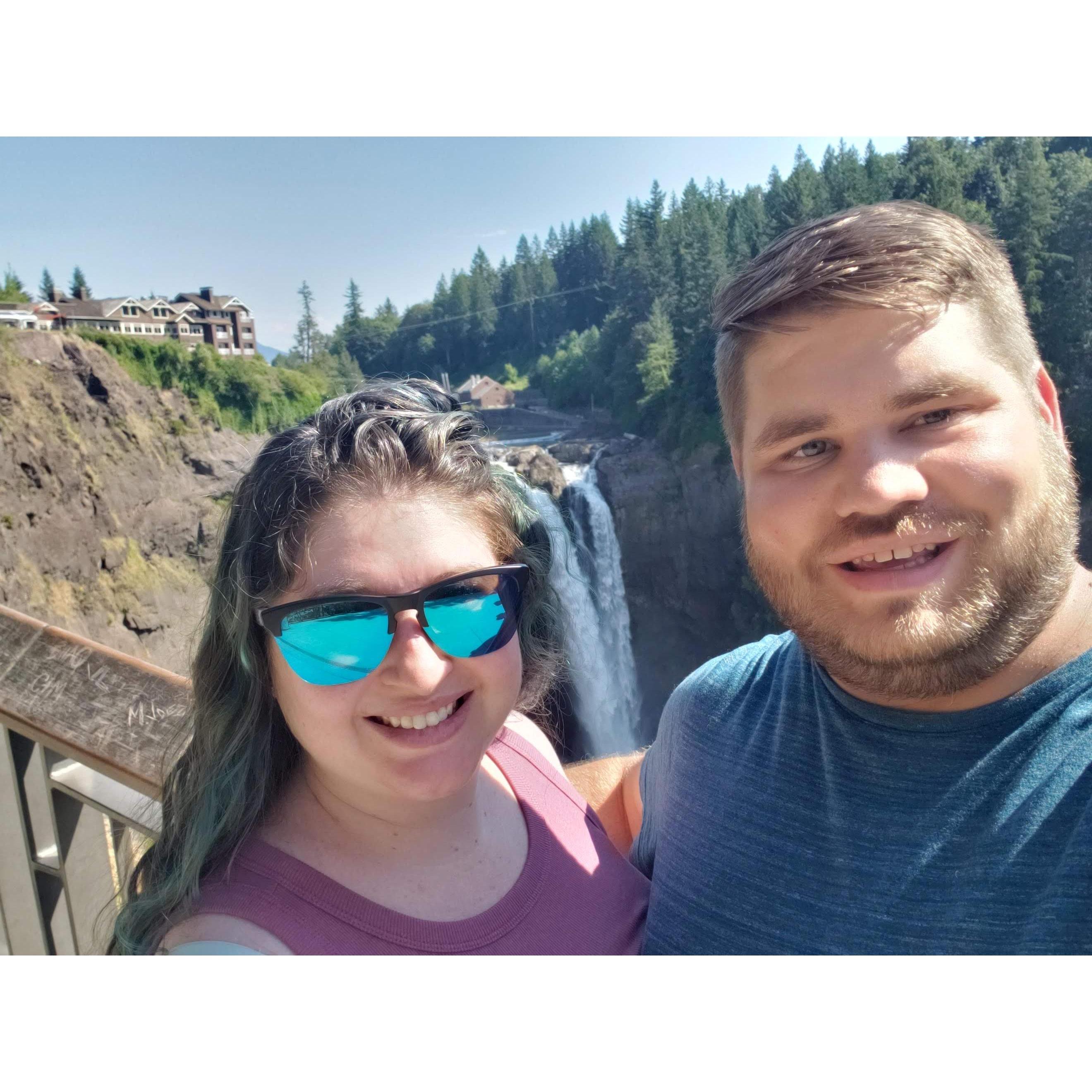 Snoqualmie falls in WA! One of our favorite places