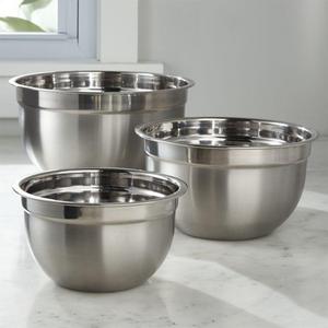 3-Piece Stainless Steel Bowl Set