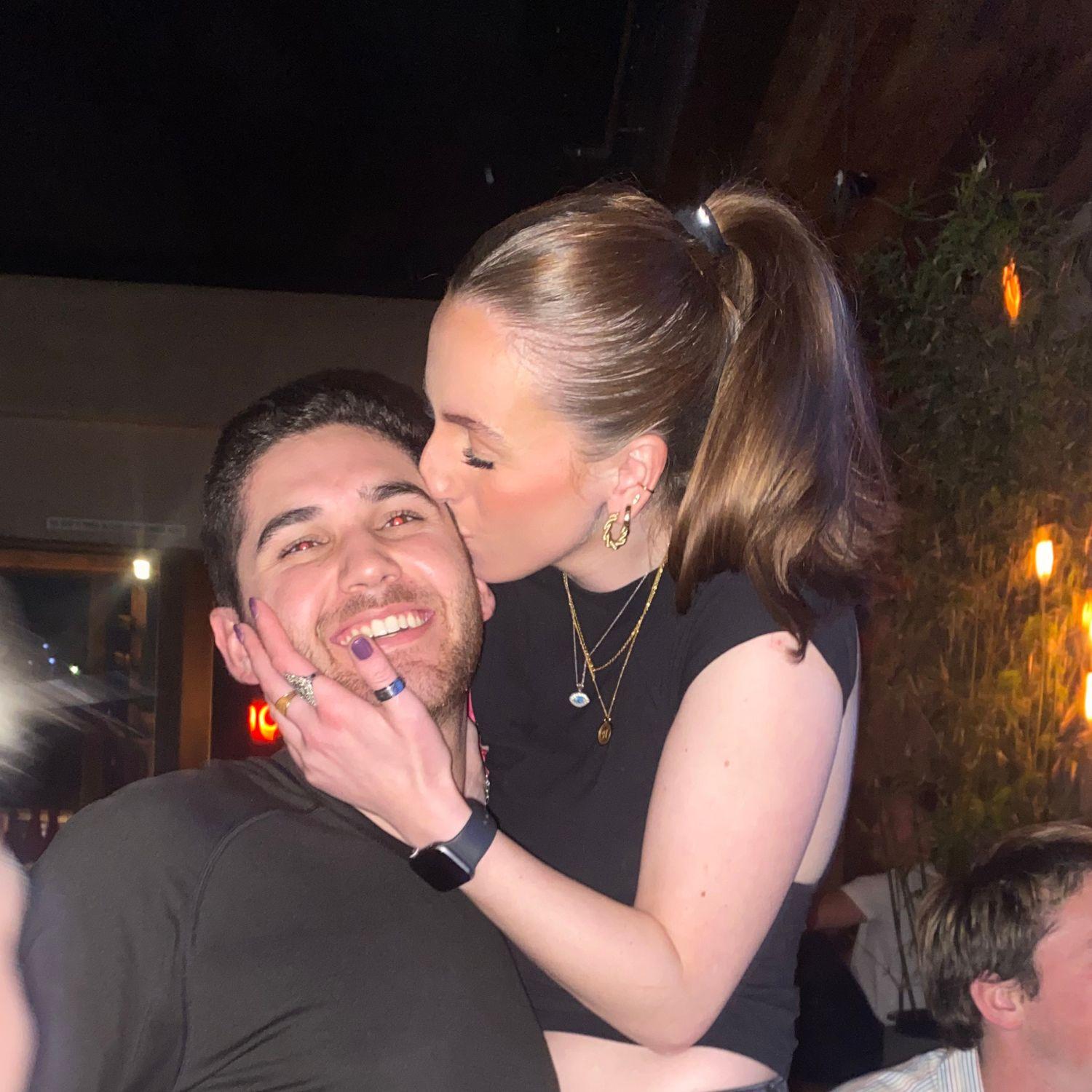 Our first photo together