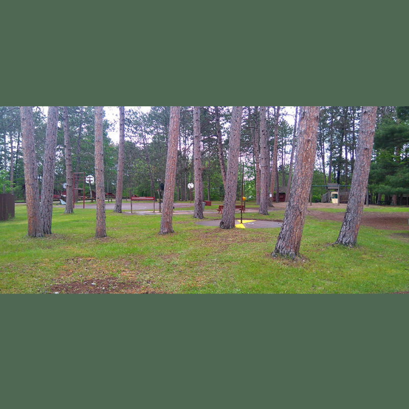 The main camp area or "the grove"