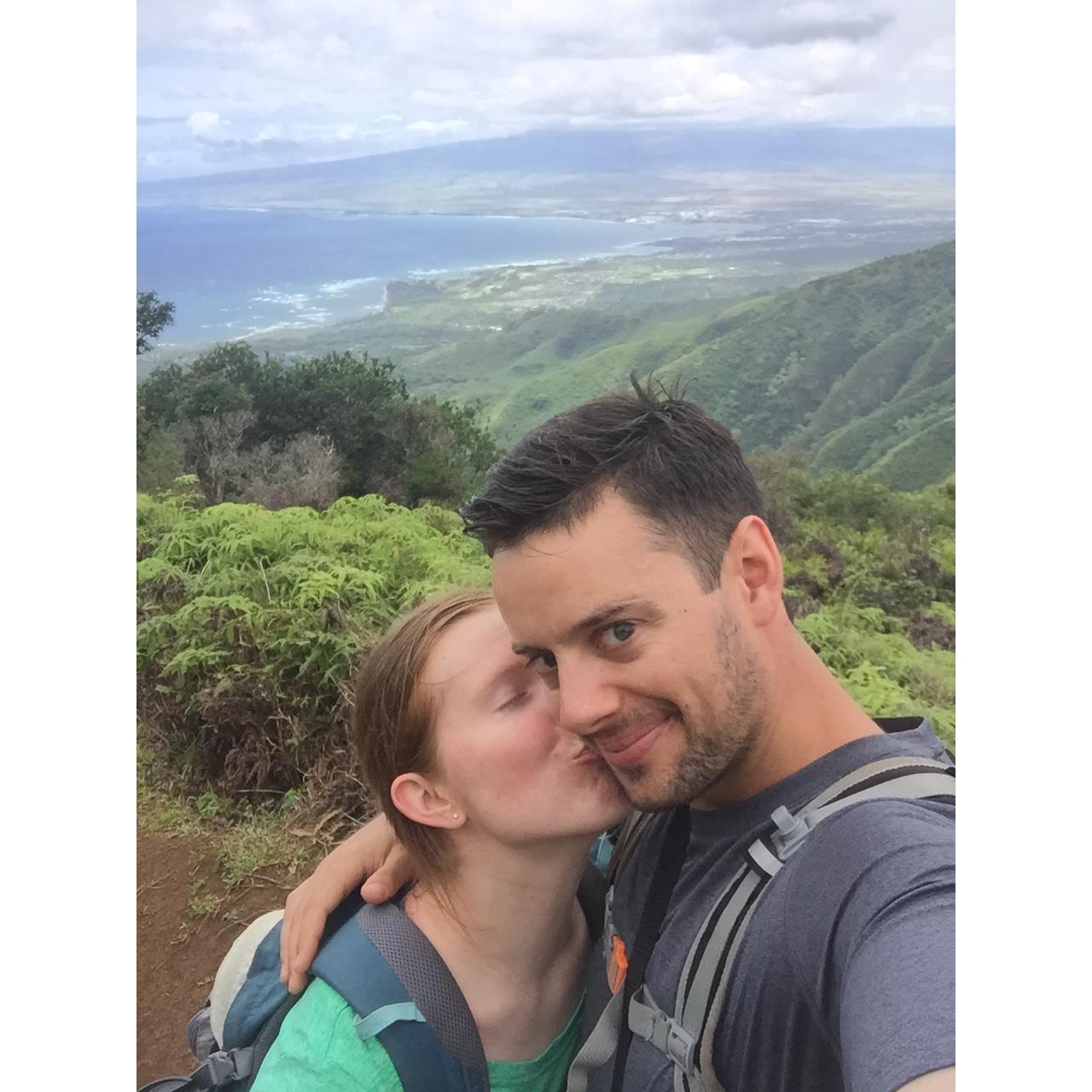 Hiking in Maui. Aloha!