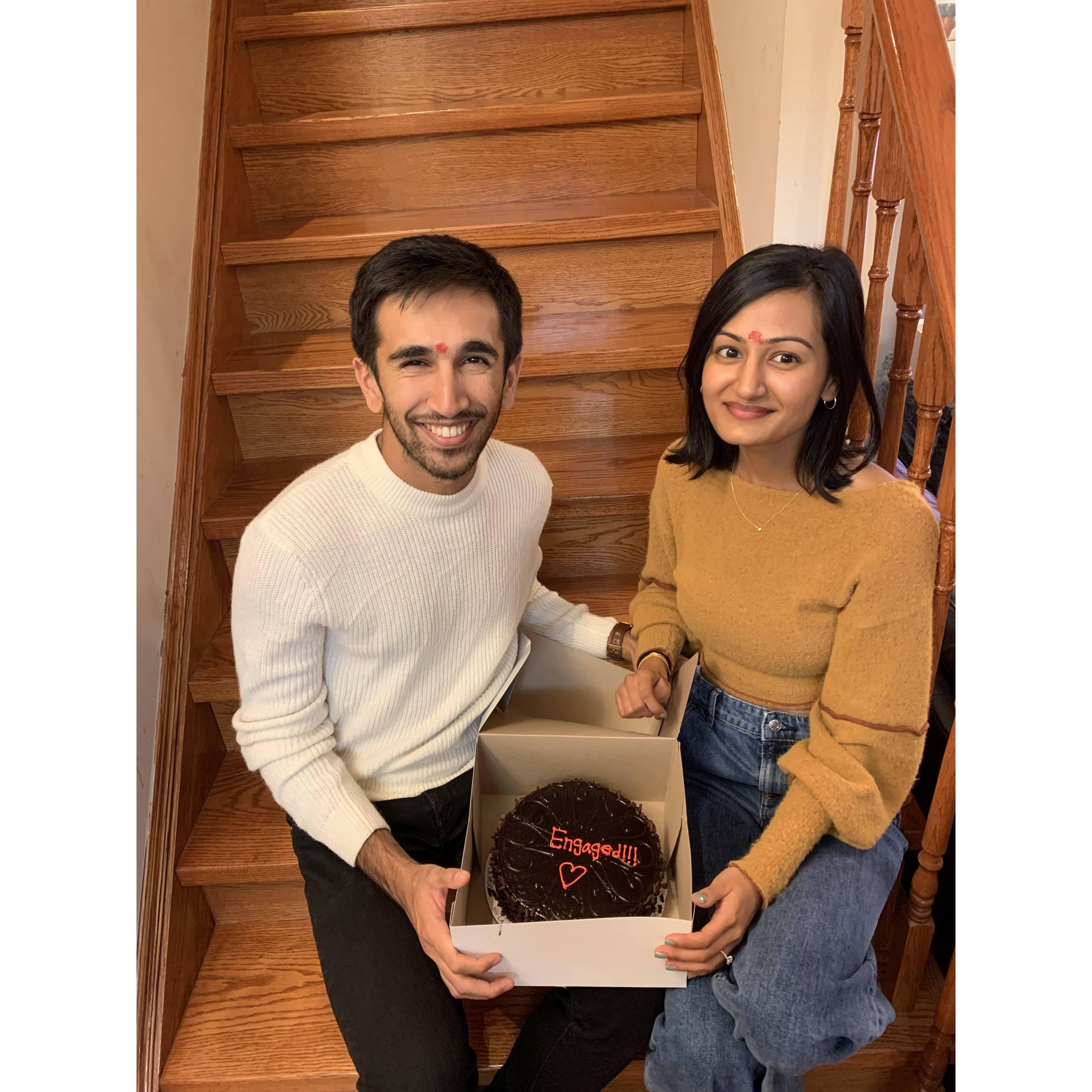 WE'RE ENGAGED