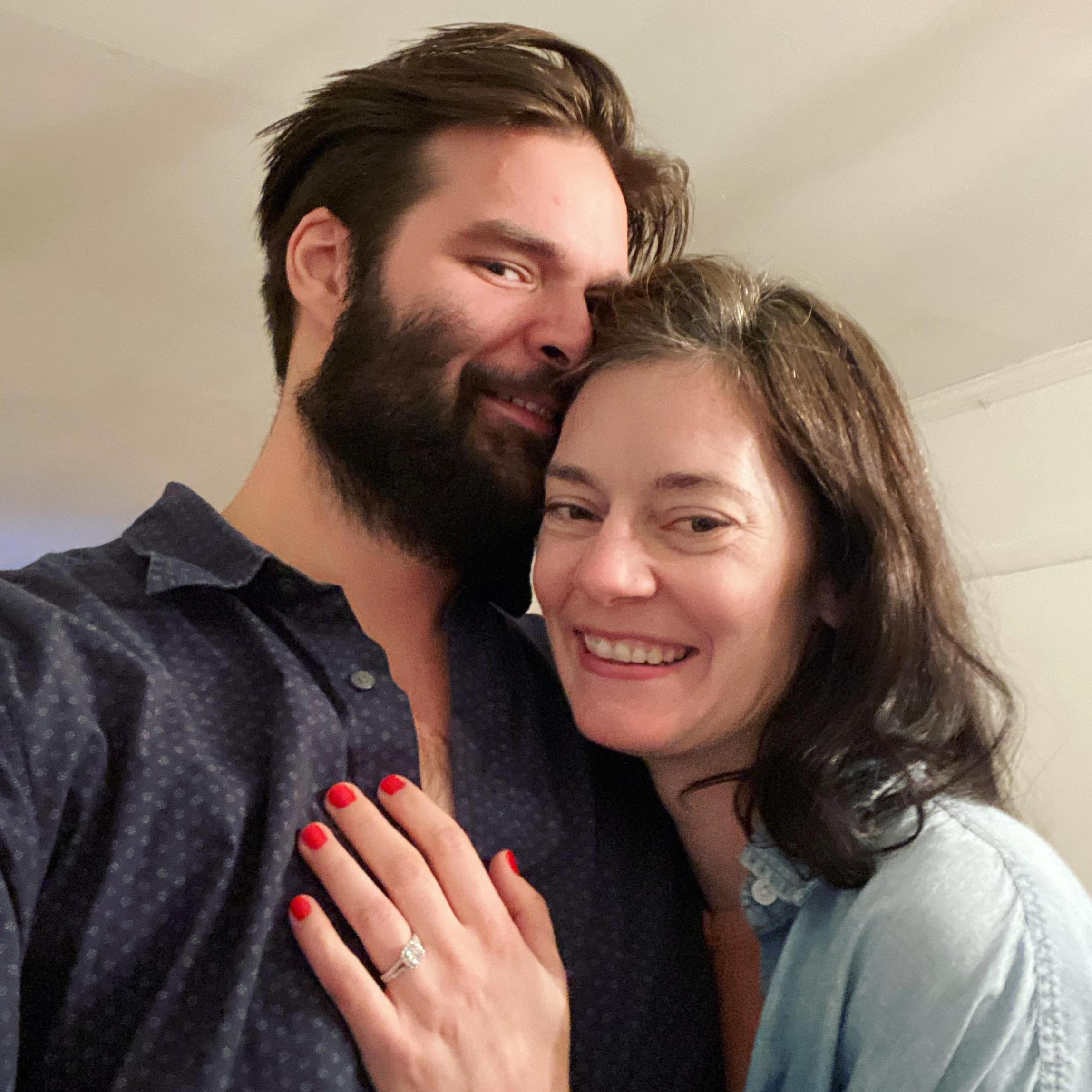 Christmas eve 2021, the day we got engaged.