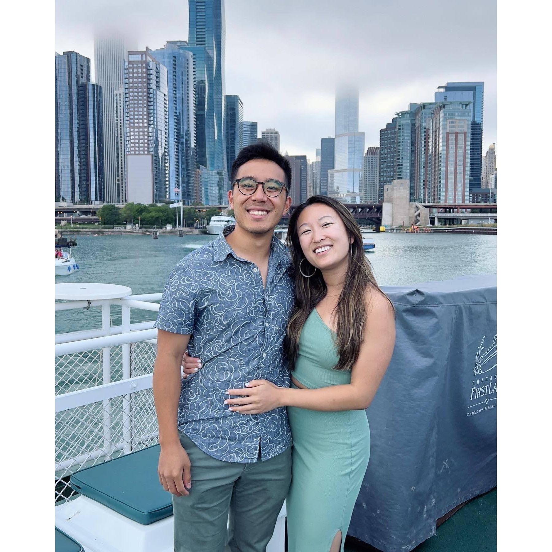 Lucy visits Ethan in Chicago and goes on an architecture tour!
