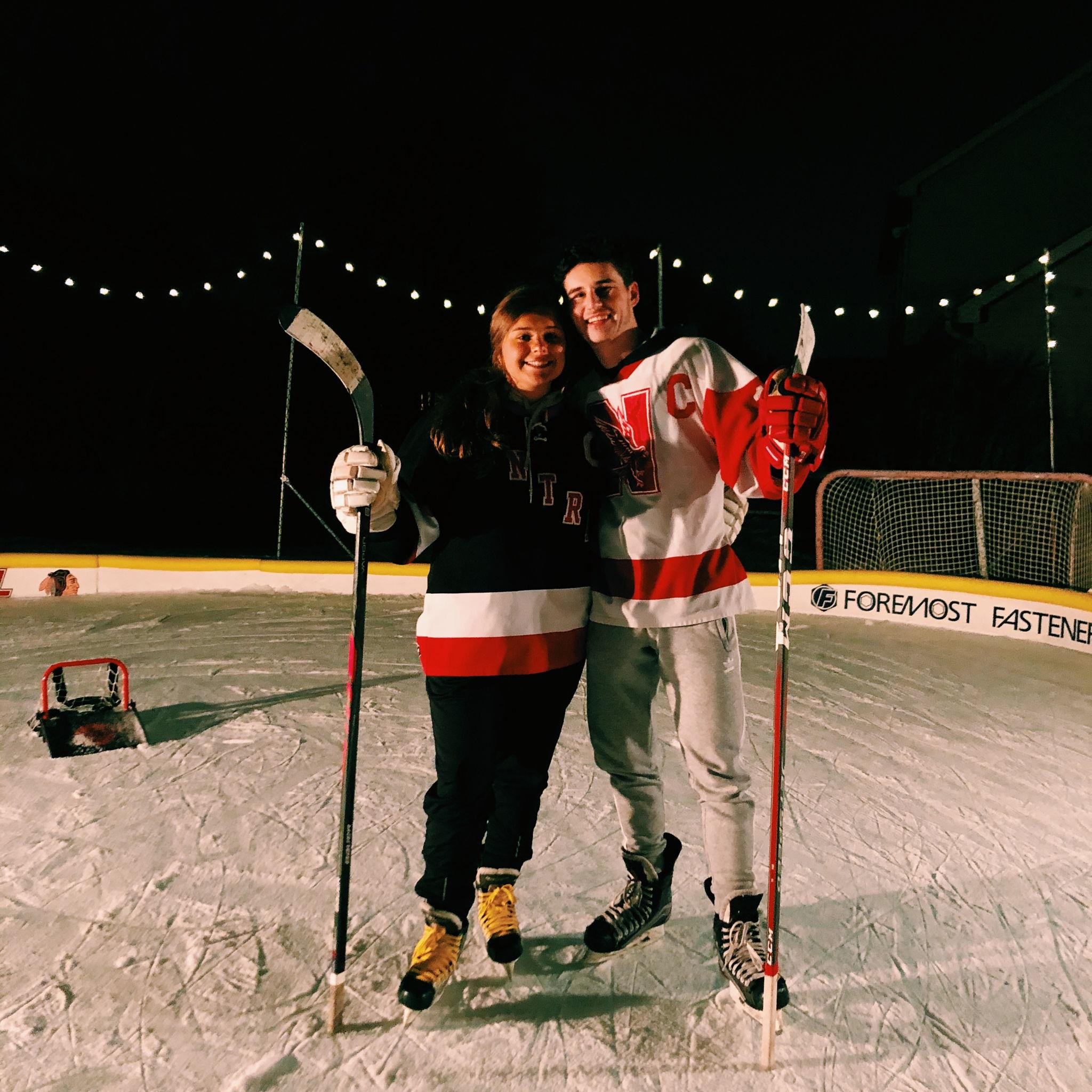 Now we BOTH love hockey