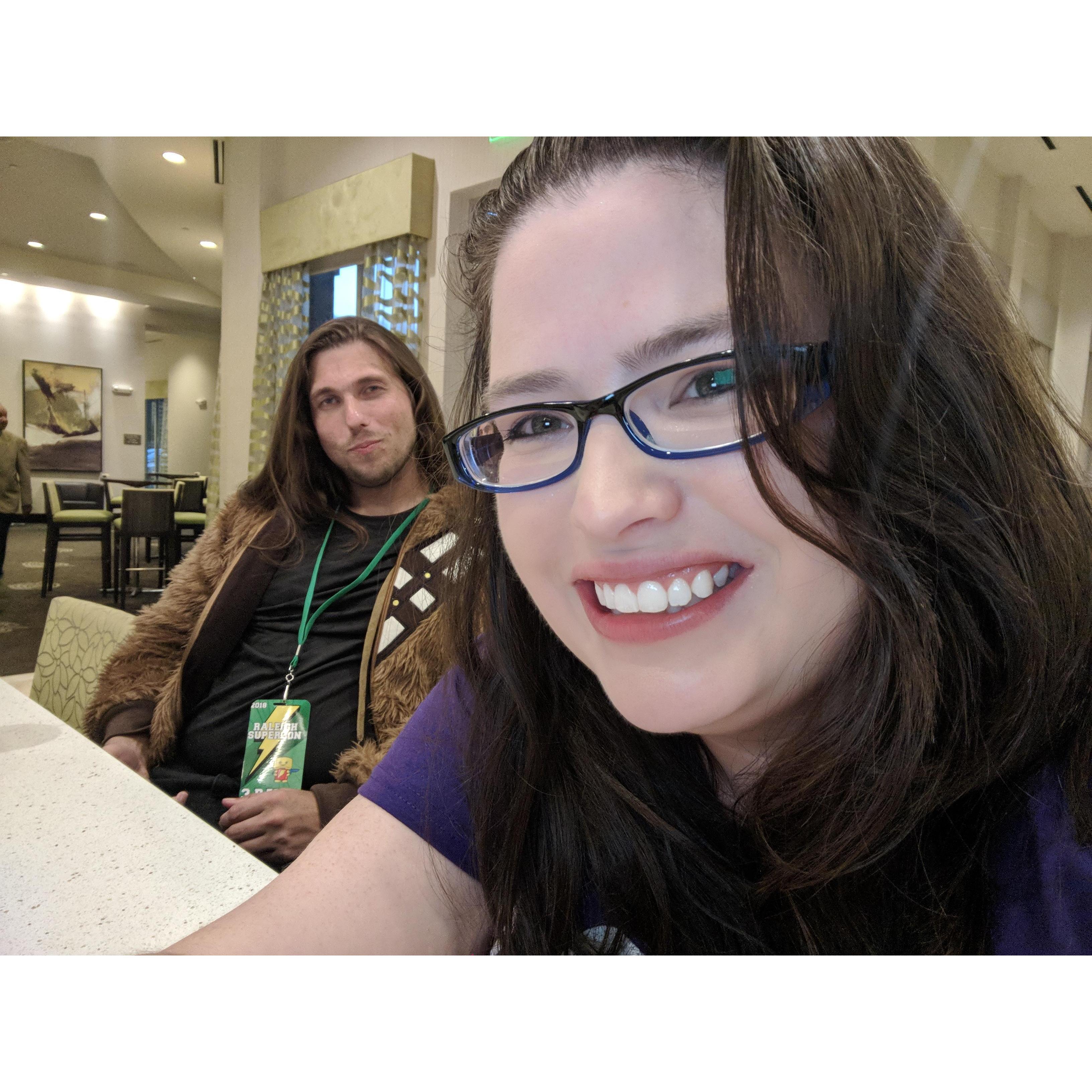 Dinner at the Hilton during Supercon