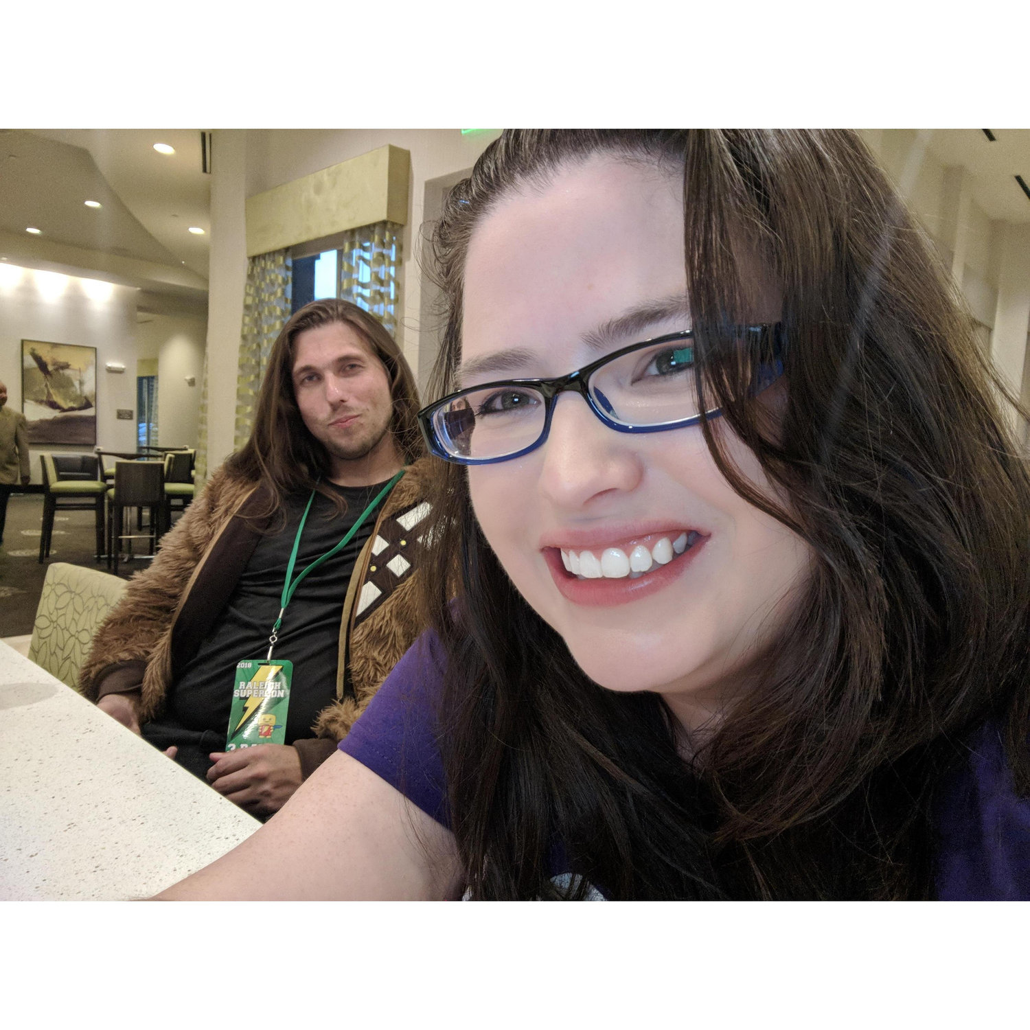 Dinner at the Hilton during Supercon