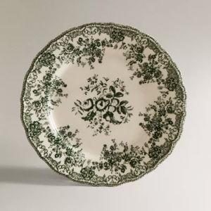 Floral Earthenware Dinner Plate