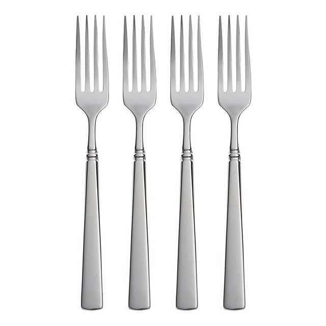 Oneida 2267004G Easton Fine Flatware Dinner Forks, Set Of 4