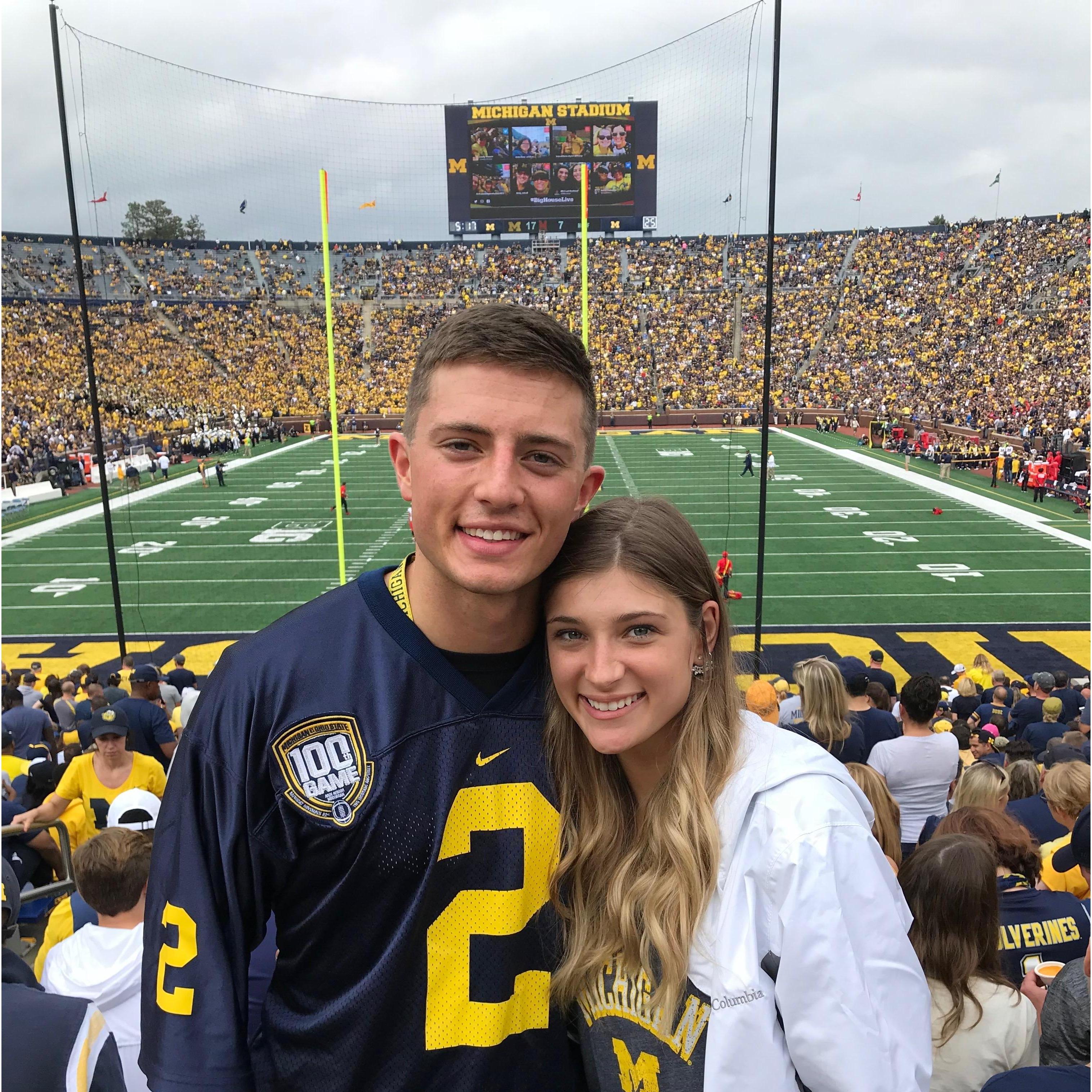 Michigan games were always a blast! Go Blue!
