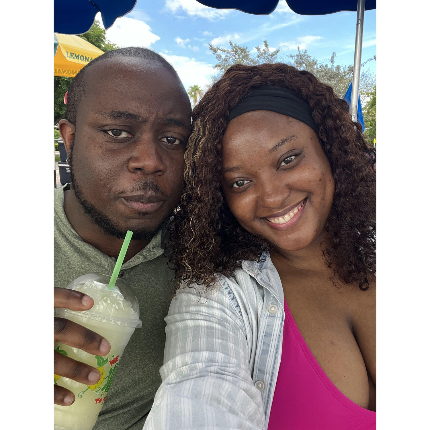 Us at the beach in Miami