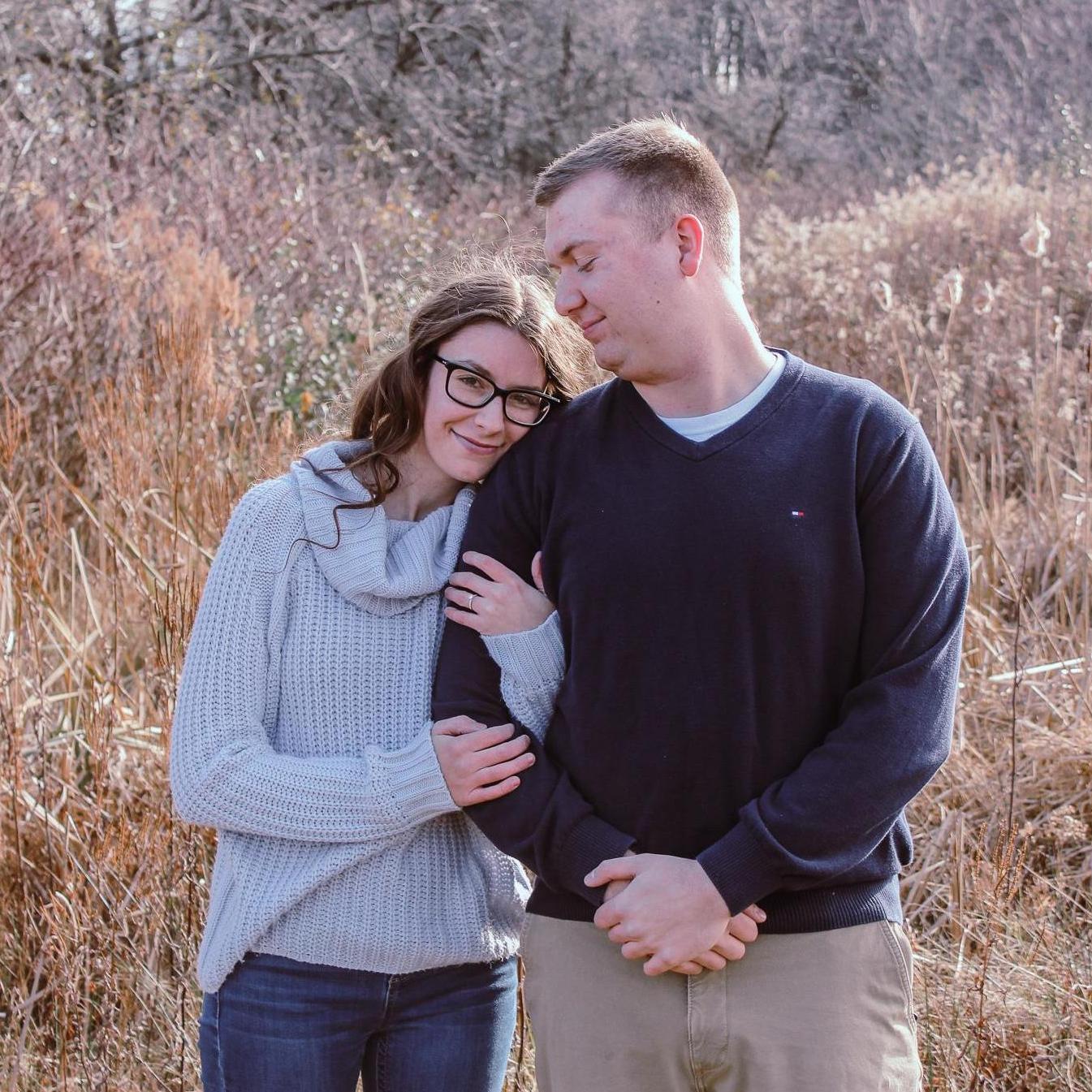 We had our engagement pictures done at Graham Park in Cranberry Township in November 2019. It was freezing!