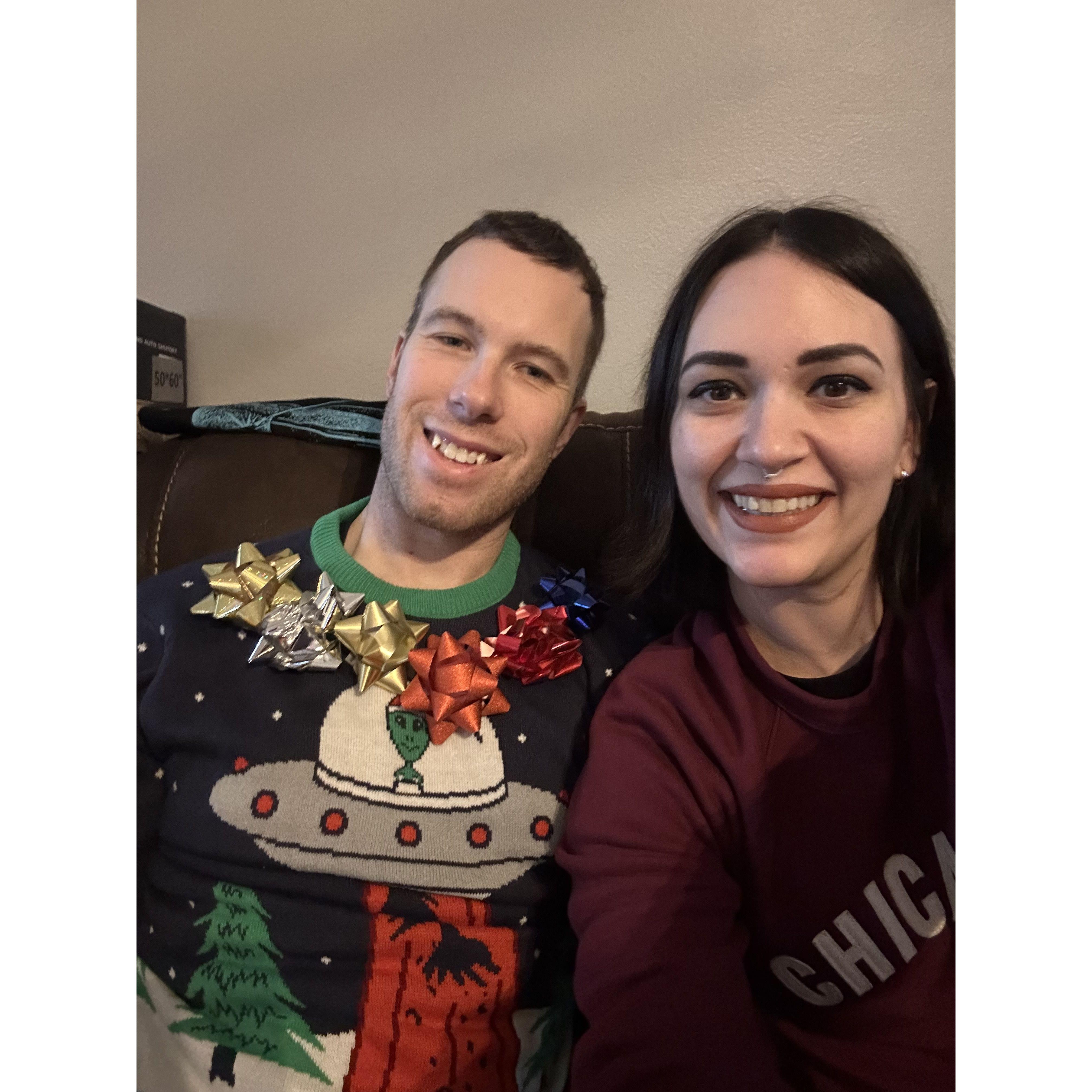 First holidays with the family