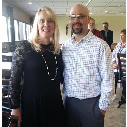 We clean up nice together!
