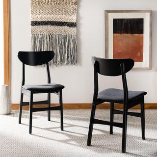 Lucca Retro Dining Chair with Cushion, Set of 2