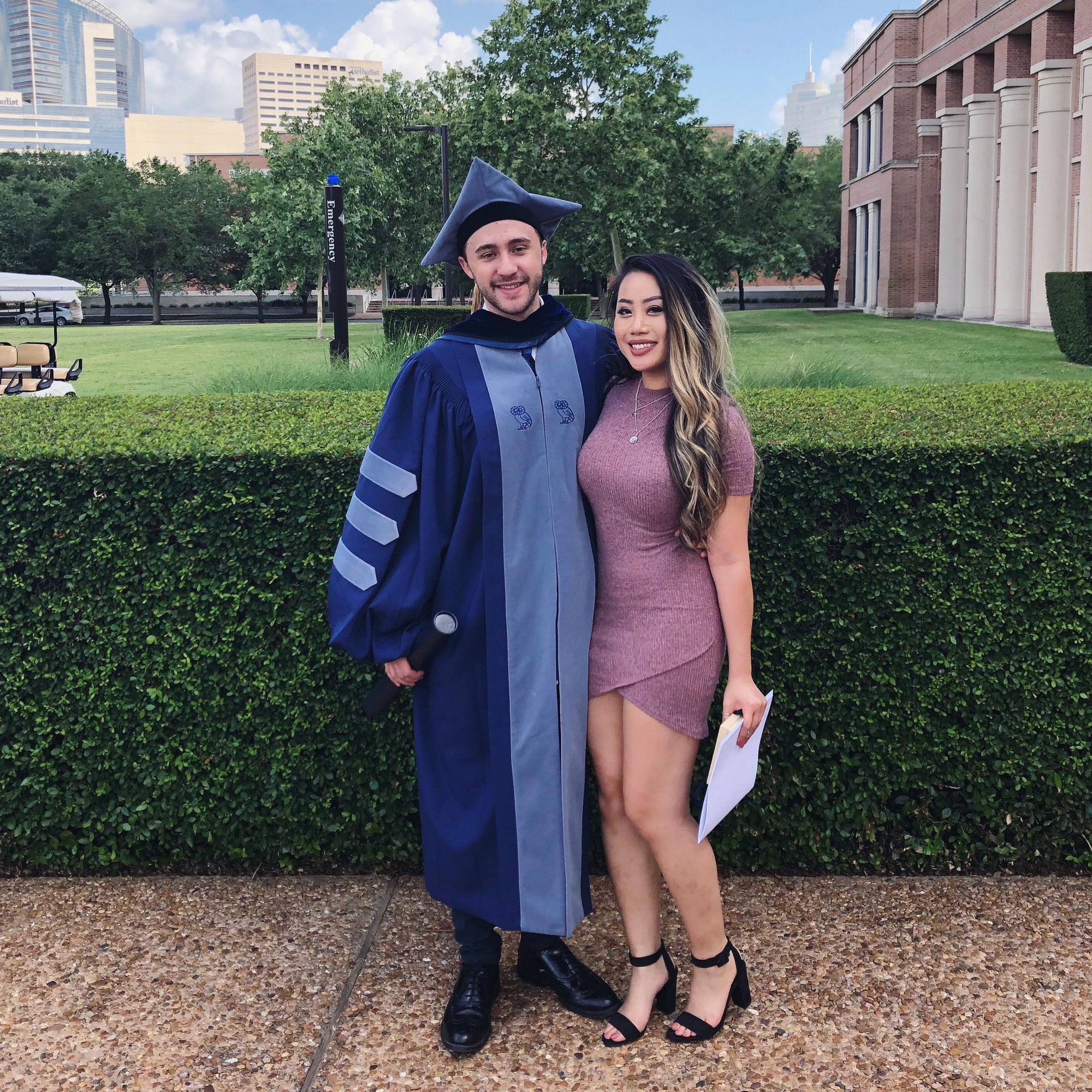 Houston, Texas - Nick’s doctoral graduation