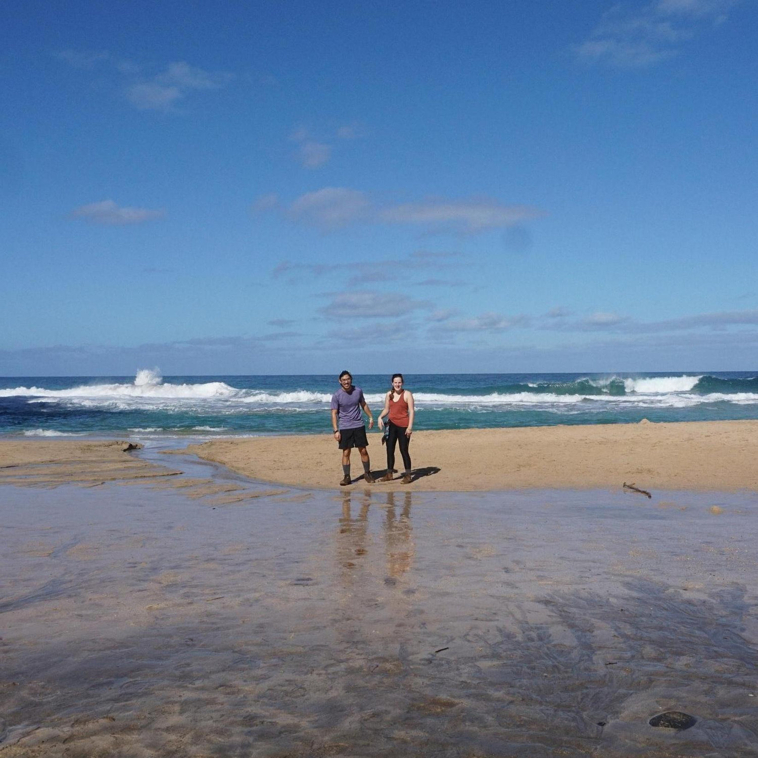On a hike in Kauai!
