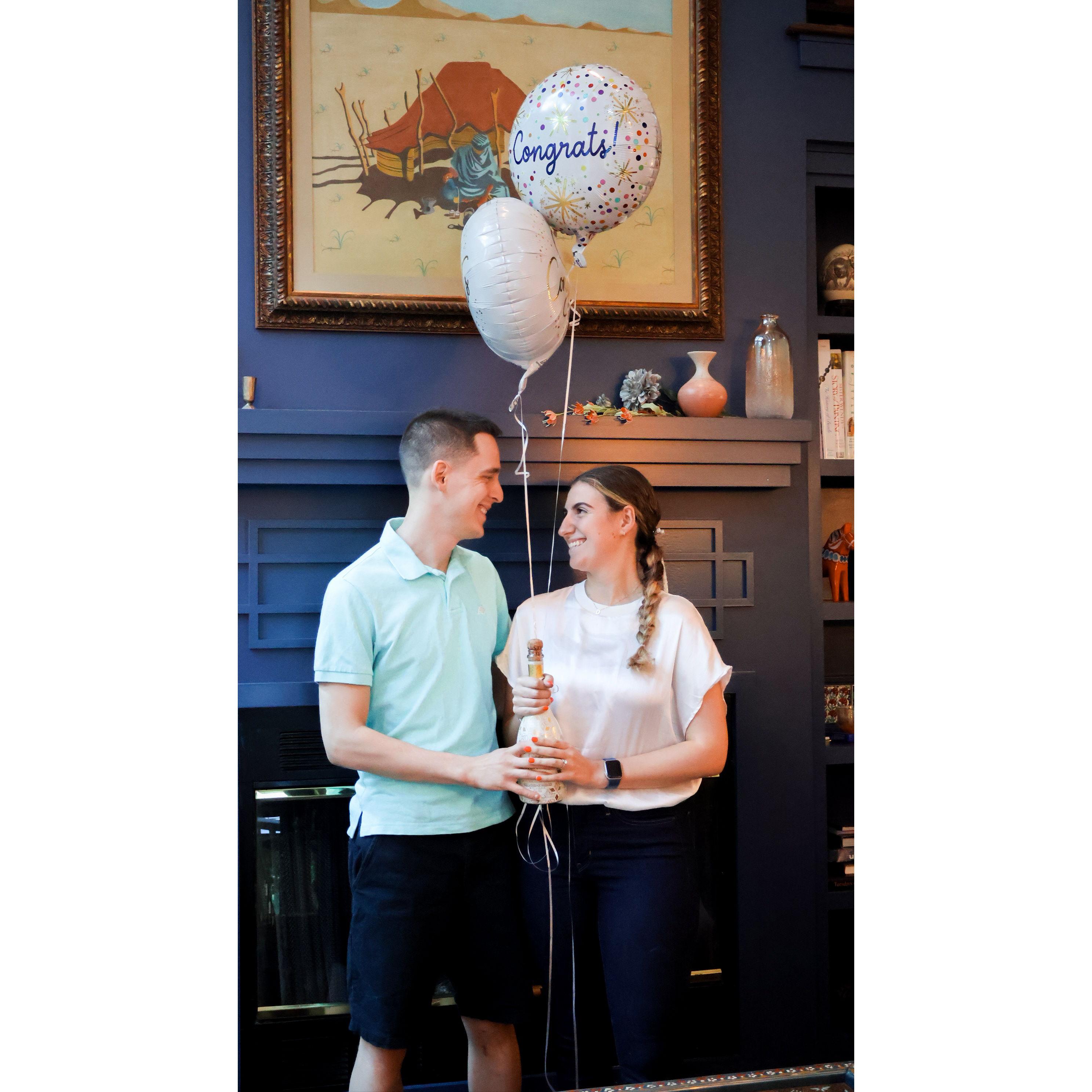 June 2024 - Celebrating our engagement!