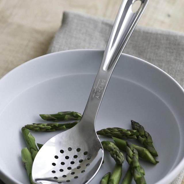 All-Clad Cook Serve Stainless-Steel Slotted Spoon