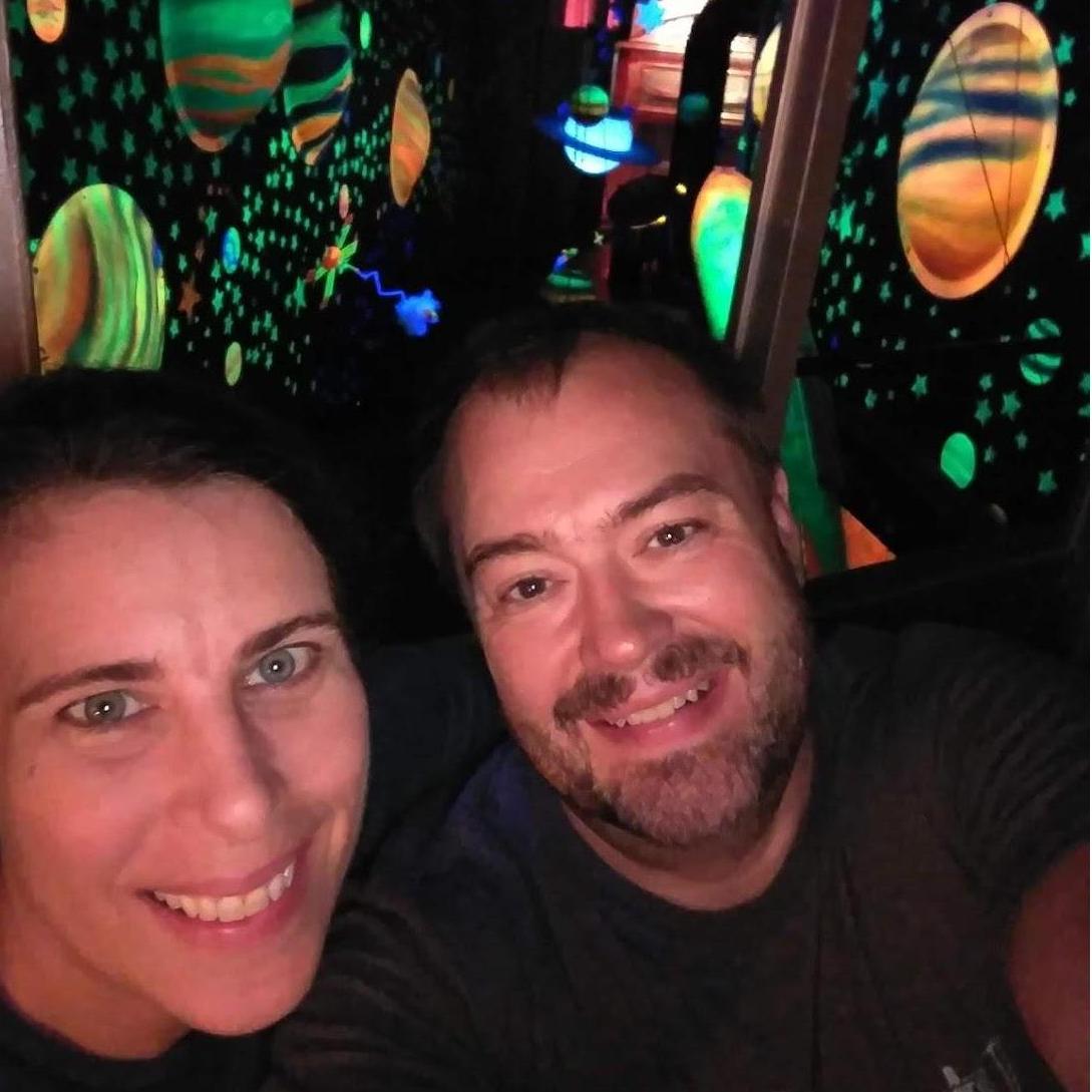 St. Louis City Museum - we liked it so much there are two pics of us there!