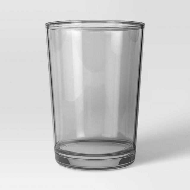 18.6oz Glass Bower Tall Tumbler Gray - Threshold™