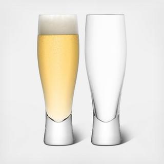 Bar Lager Glass, Set of 2