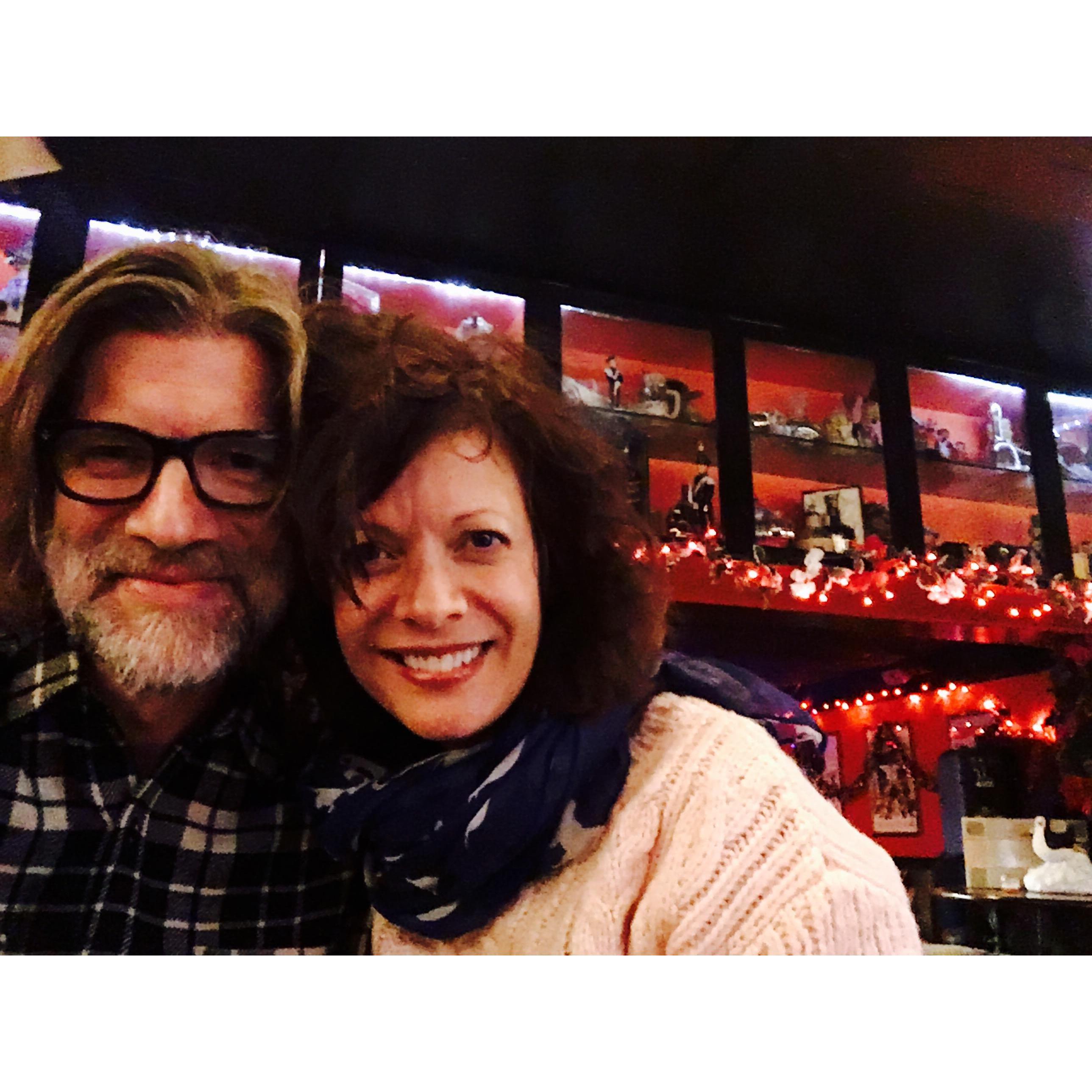 Robert's first great NYC blizzard experience. Man of the South met Woman of the North. #resilience