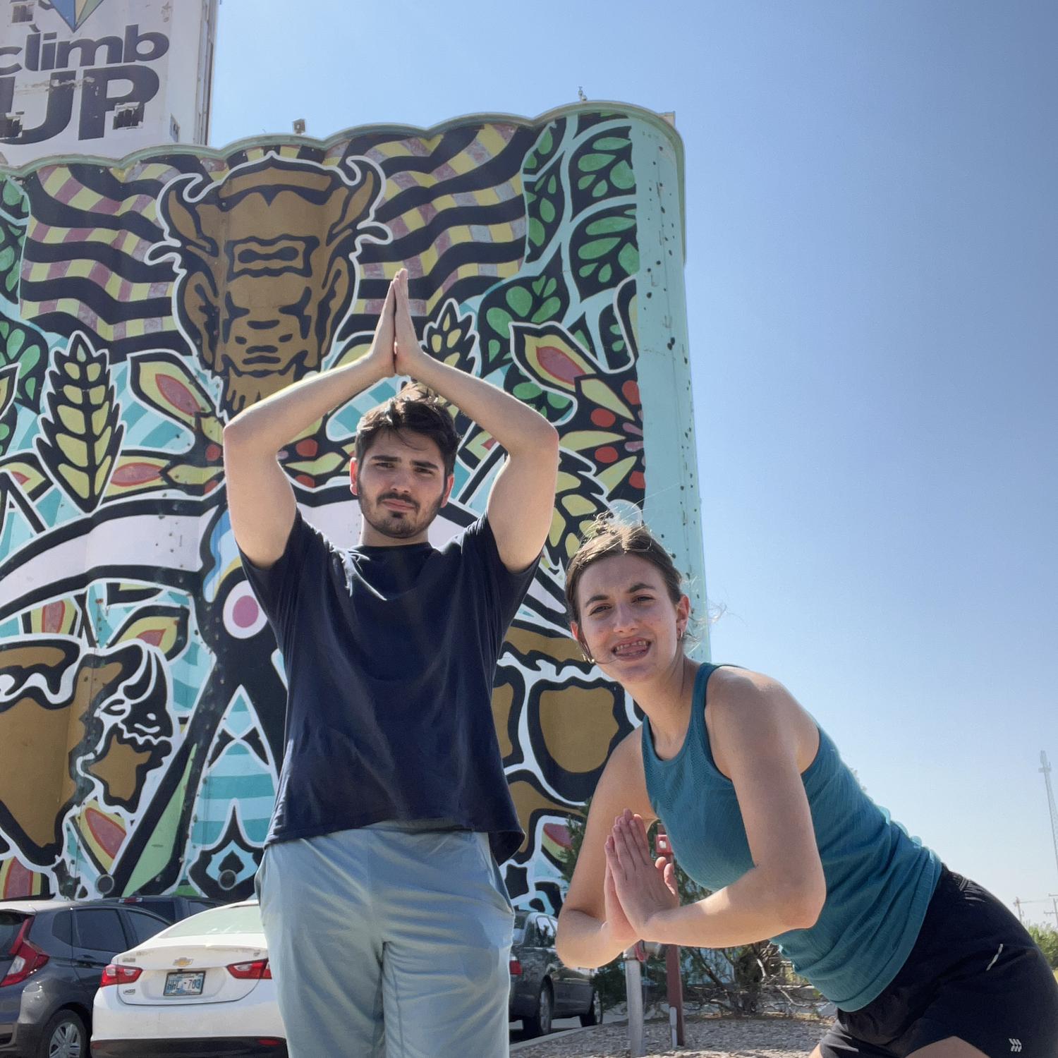 Yoga at the silos