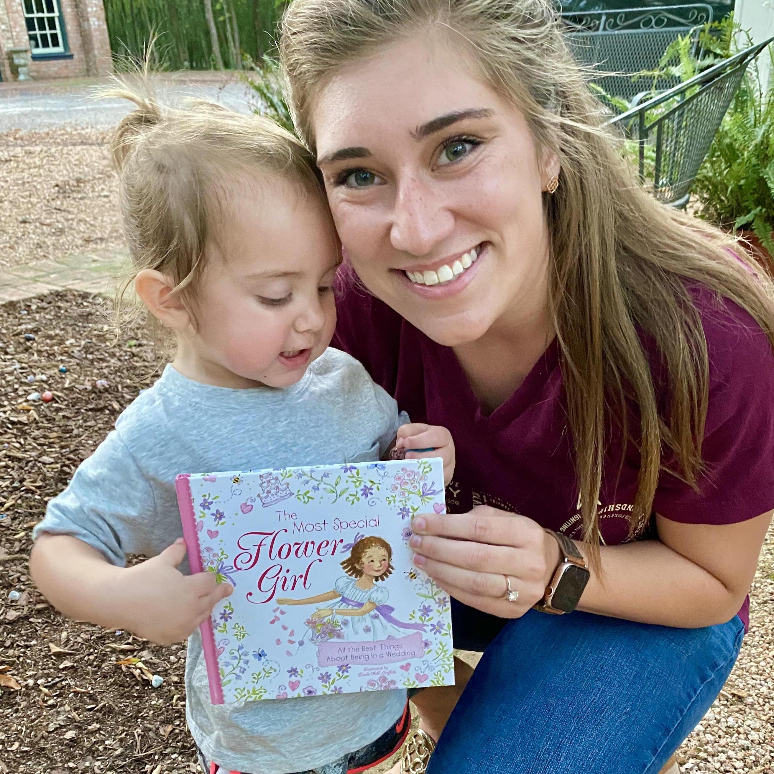Our flower girl, Haisley, said yes!