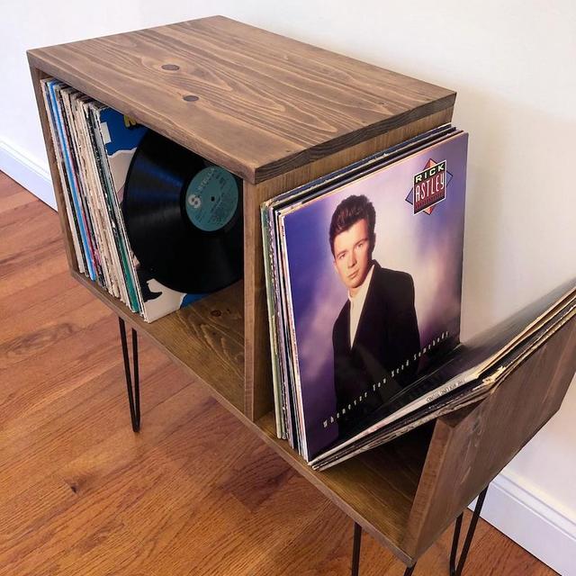 Vinyl Record Player Stand