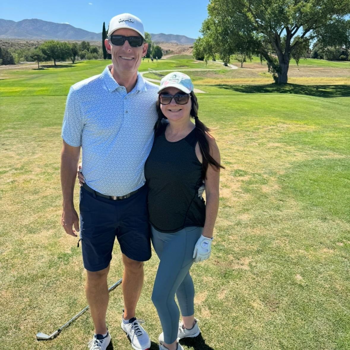 Golfing in the valley