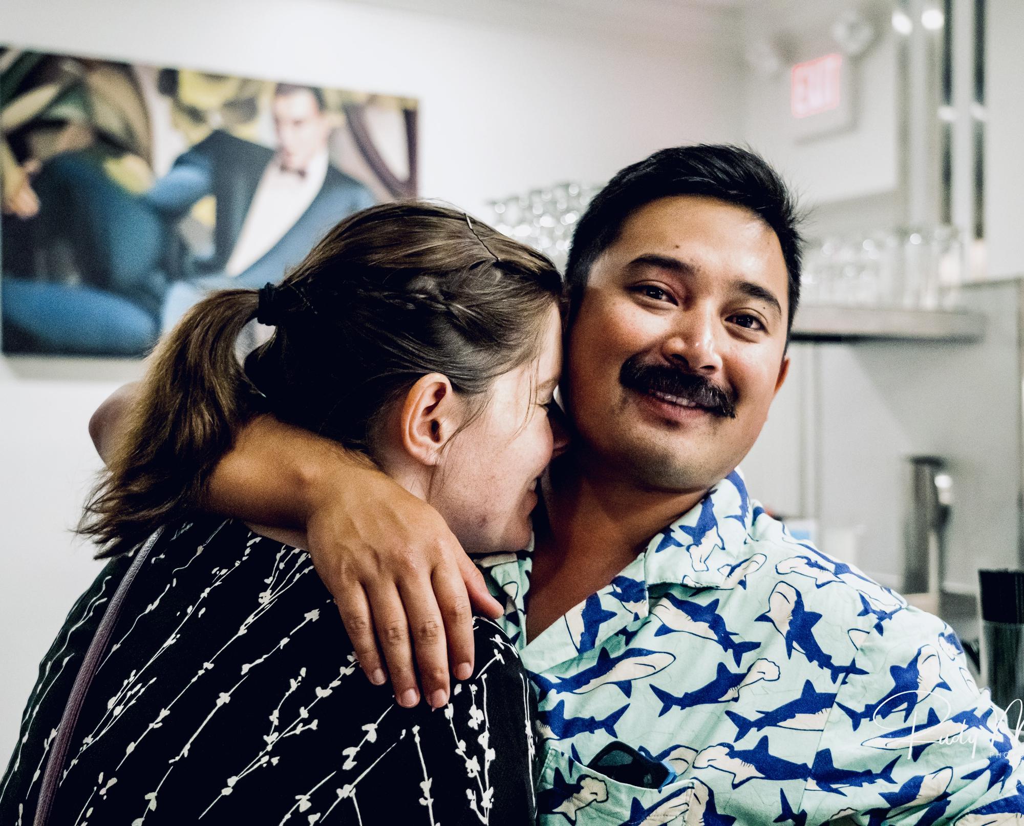 Always rockin’ an Aloha shirt. 🦈