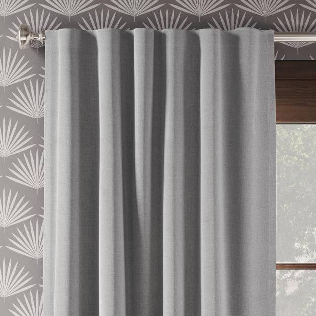 2pk 63"x50" Aruba Blackout Curtain Panels Gray - Threshold™