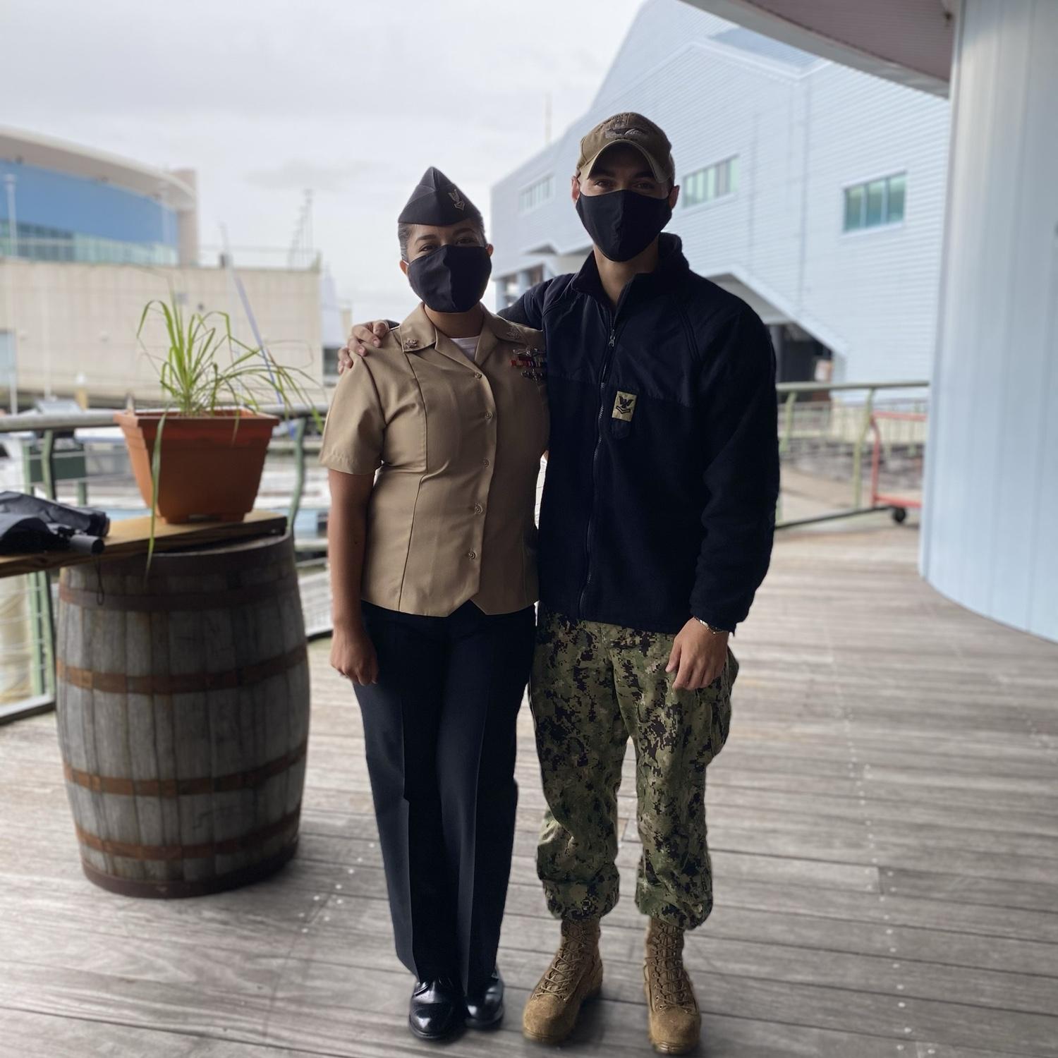 Did a quick reenlistment to finish out my requirements and Gavin was able to make it!