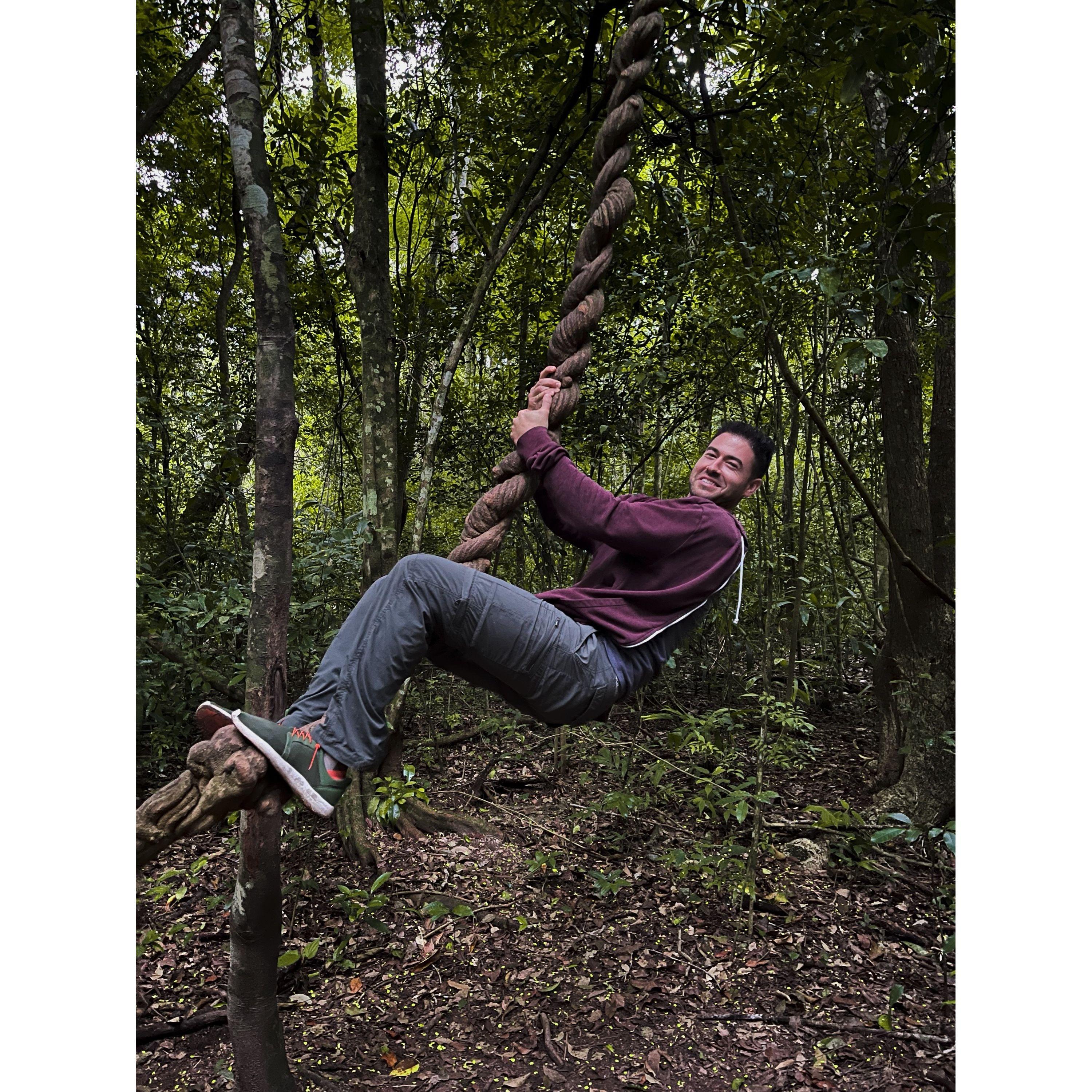 Kyle monkeying around in Guatemala