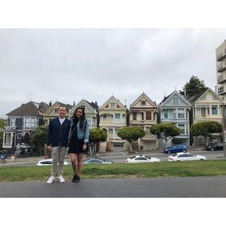 The Painted Ladies in San Francisco, CA
