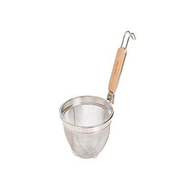 Helen's Asian Kitchen 97122 Mesh Spider Strainer 6-Inch Basket Stainless Steel with Bamboo Handle
