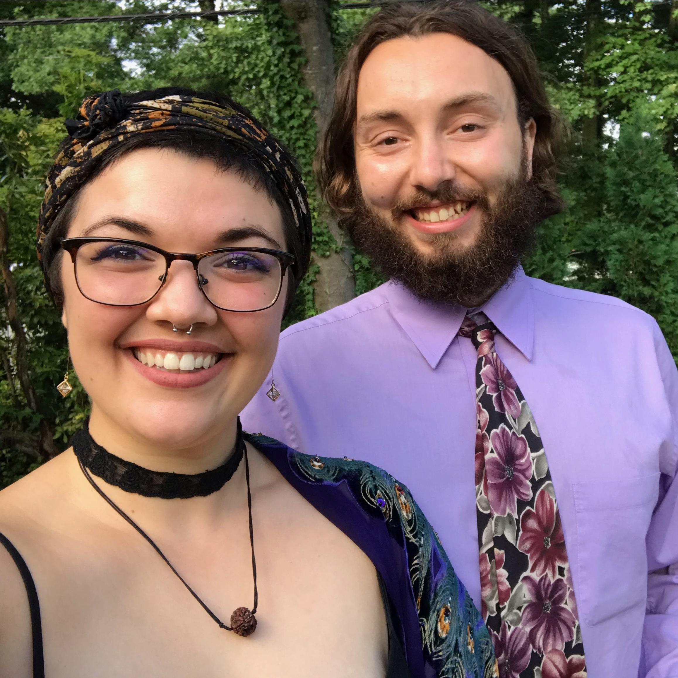 Our first wedding as a couple!