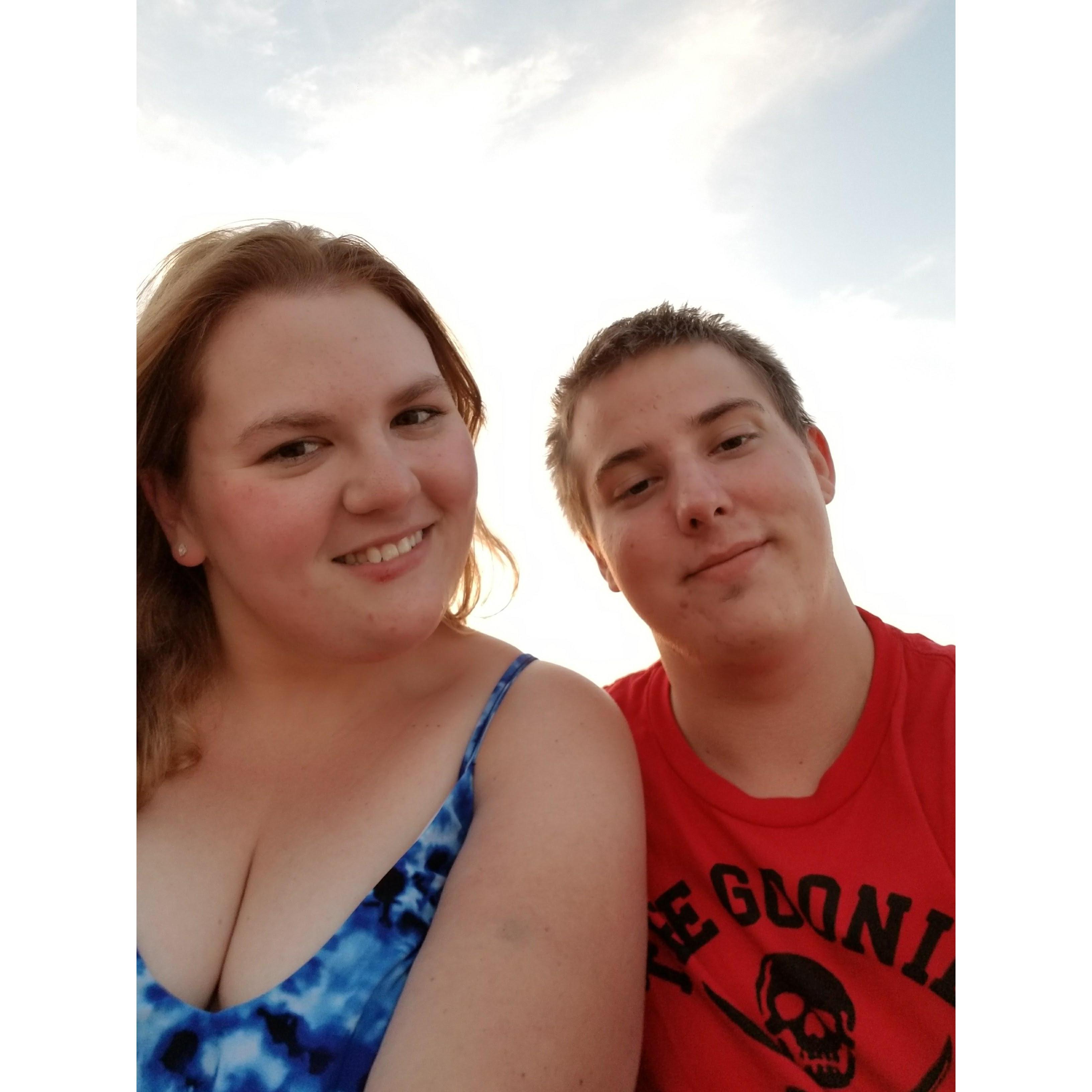 Last photo pre-dating. We starting dating later that night.