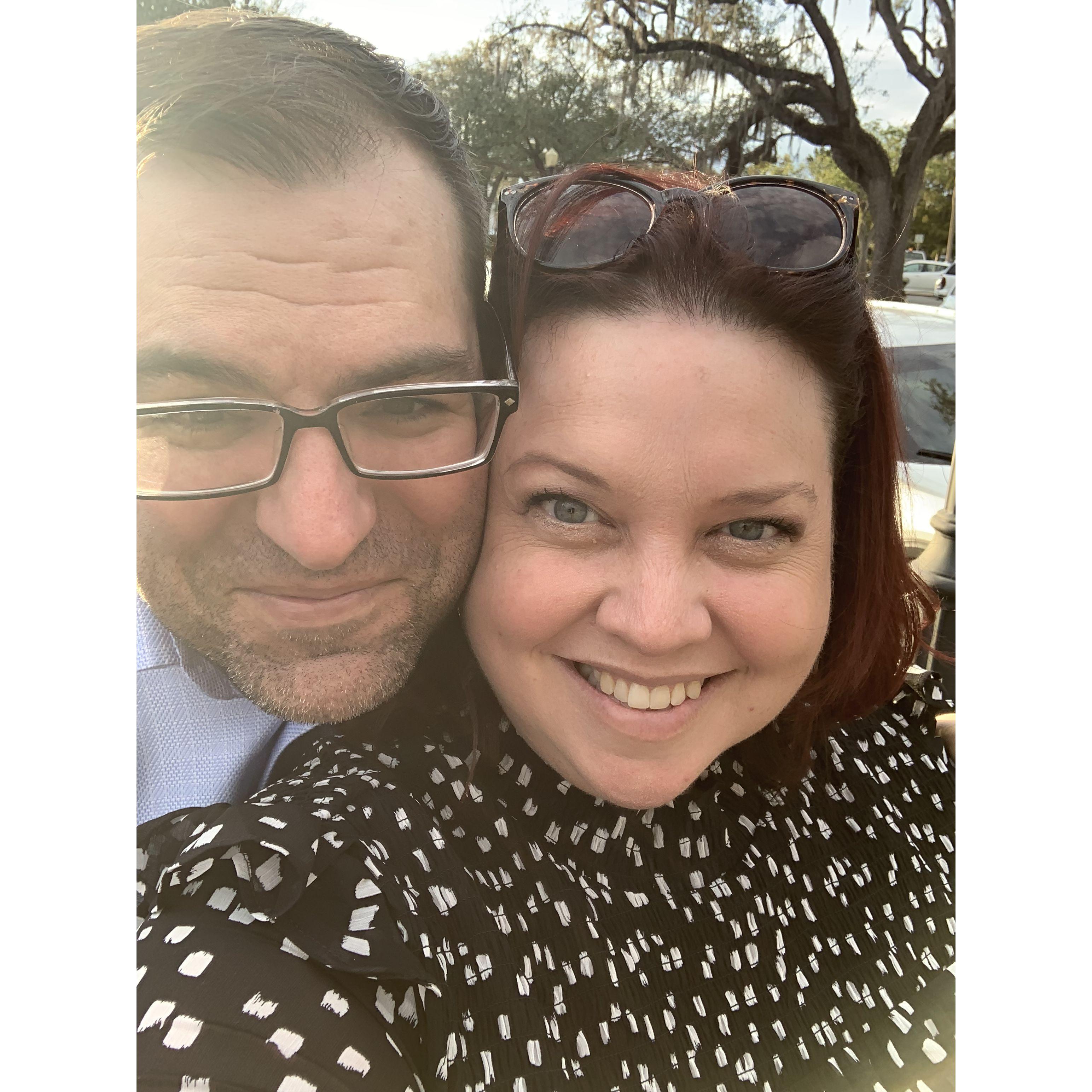 On a date night in Winter Park, FL