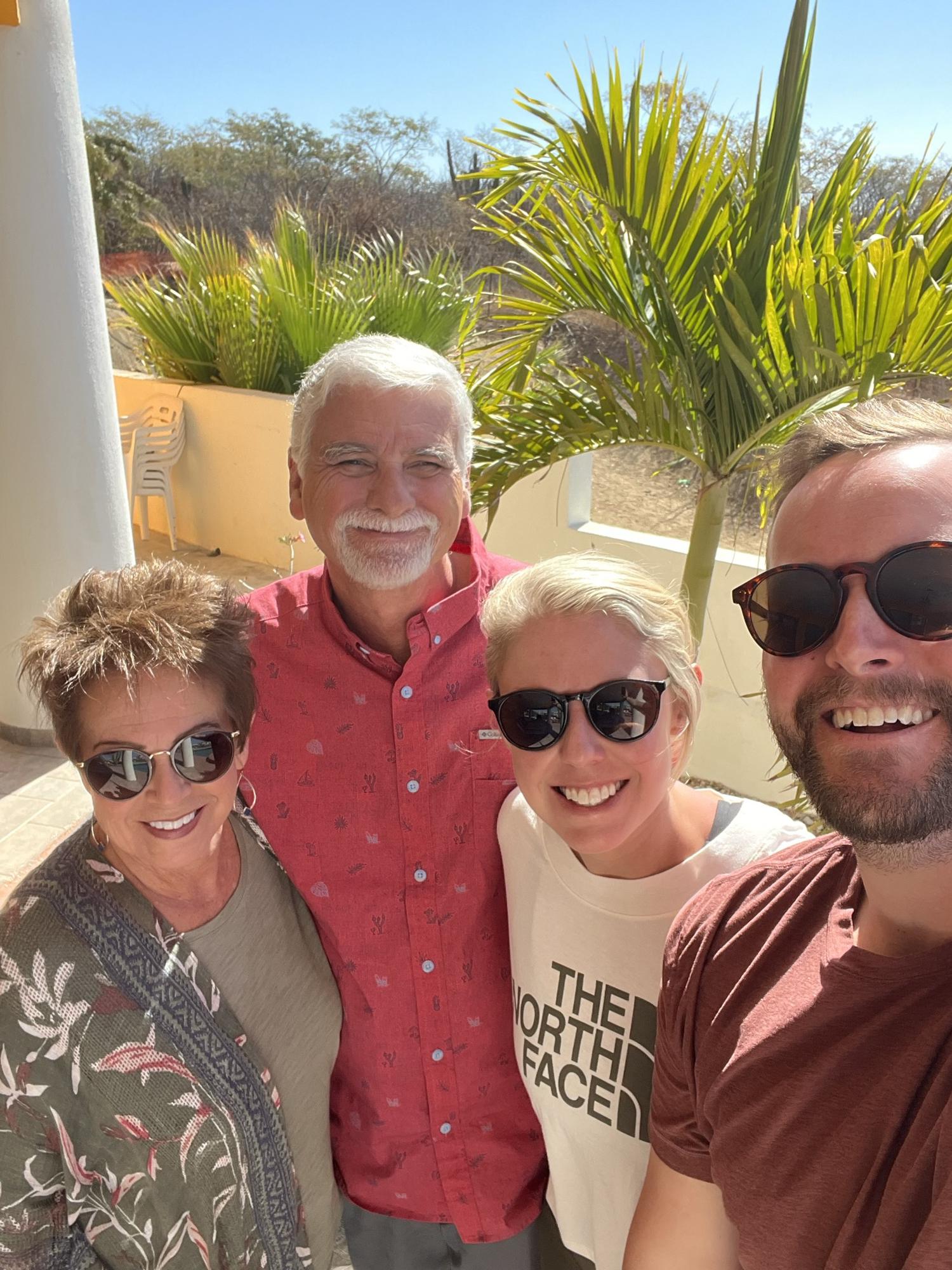 Wendy and Gary Griffith, Alyssa’s parents, in Cabo