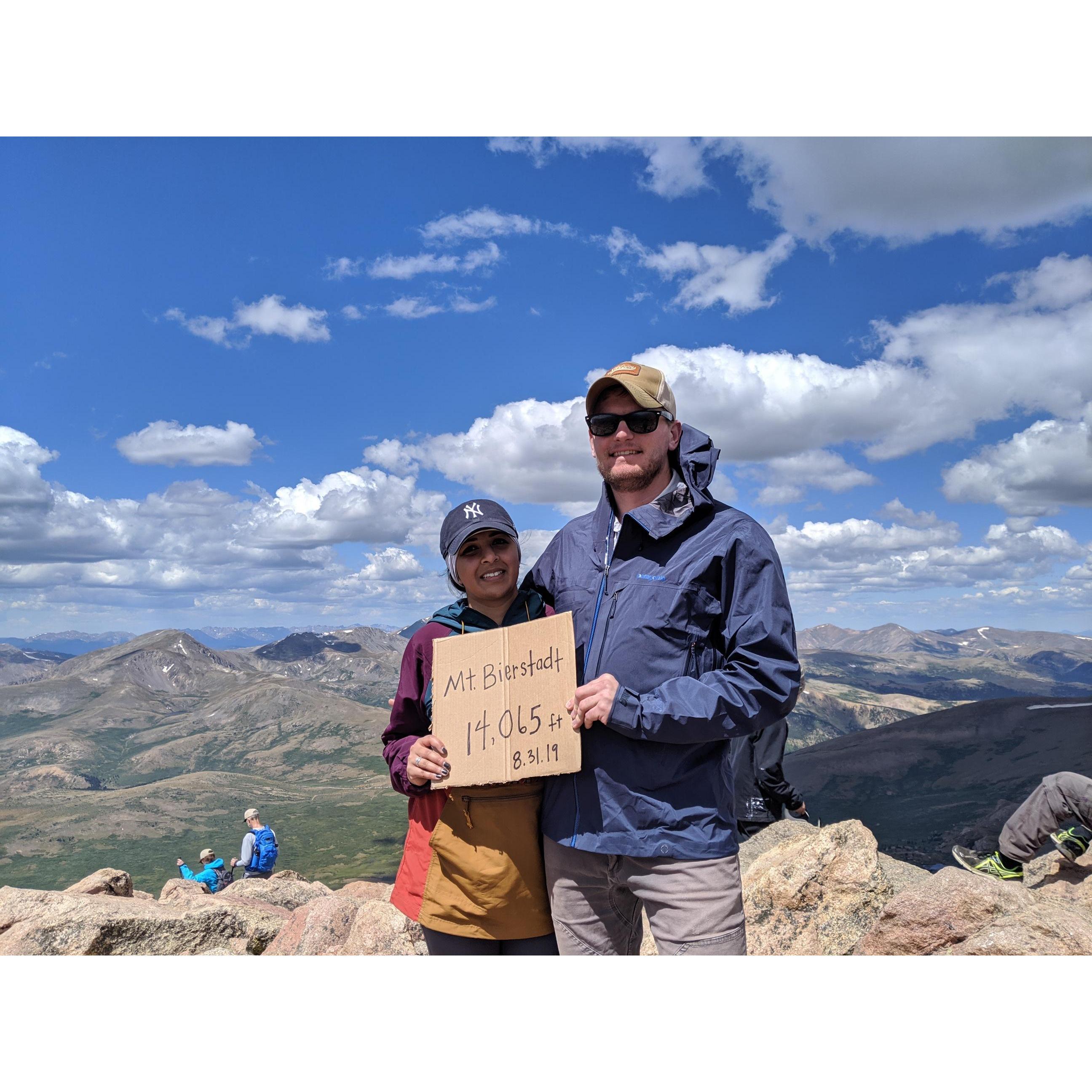 Summit of Mt. Bierstadt, Rocky Mountain National Park, September 2019