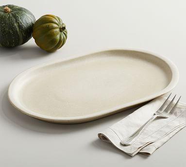 Mendocino Stoneware Serving Platter Large