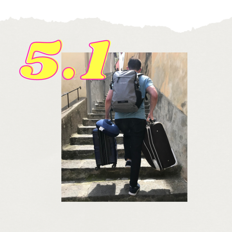 Italy is also where Rachel realizes Andrew is all-in for life, after refusing to let her carry her luggage up 800 steps in scorching heat for 15 minutes. Let's hope he keeps that up for years to come!