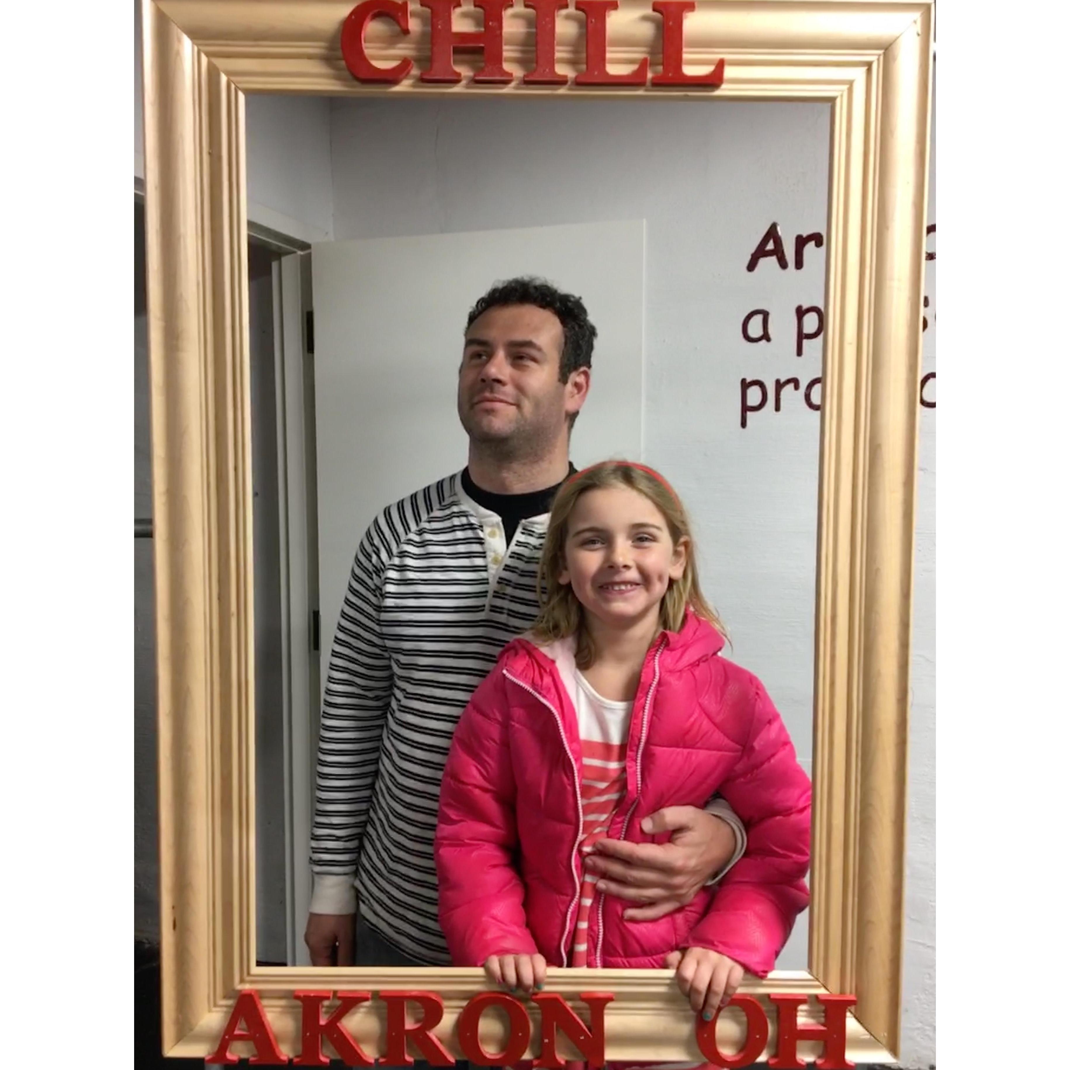 Just hangin out in Akron. Chris & Caylee's Ohio Trip 2019