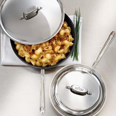 All-Clad d5 Stainless-Steel Nonstick Covered Fry Pan 12 Inch