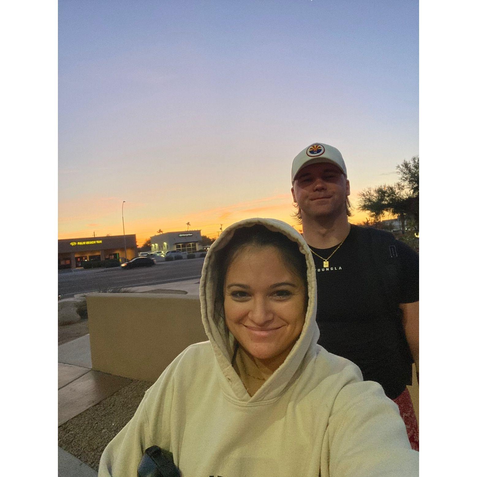 Sunrise workout