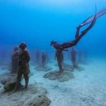 Scuba diving in the Underwater Museum and in Arrecife